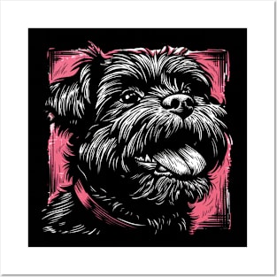 Retro Art Affenpinscher Dog Lover Posters and Art